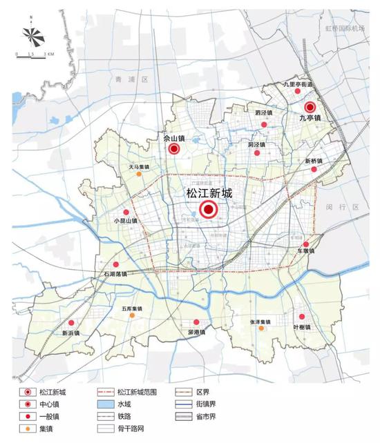 松江总体规划2035公布 将形成松江新城市级副中心