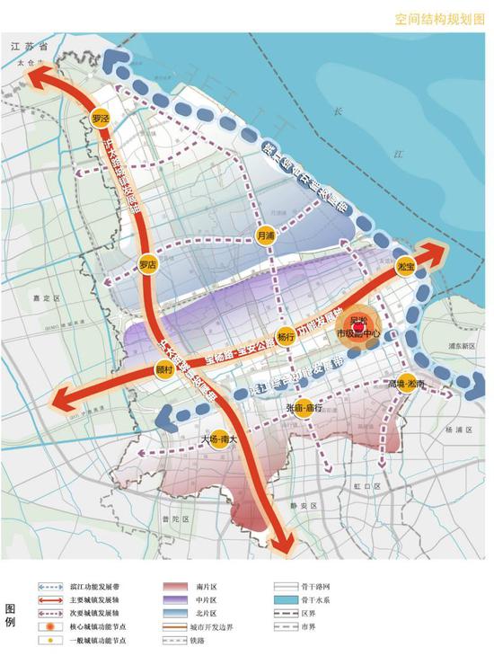 宝山地铁规划2035,宝山T1线建设进度 宝山2035总规:一带两轴三分区格局 吴淞成市级副中心