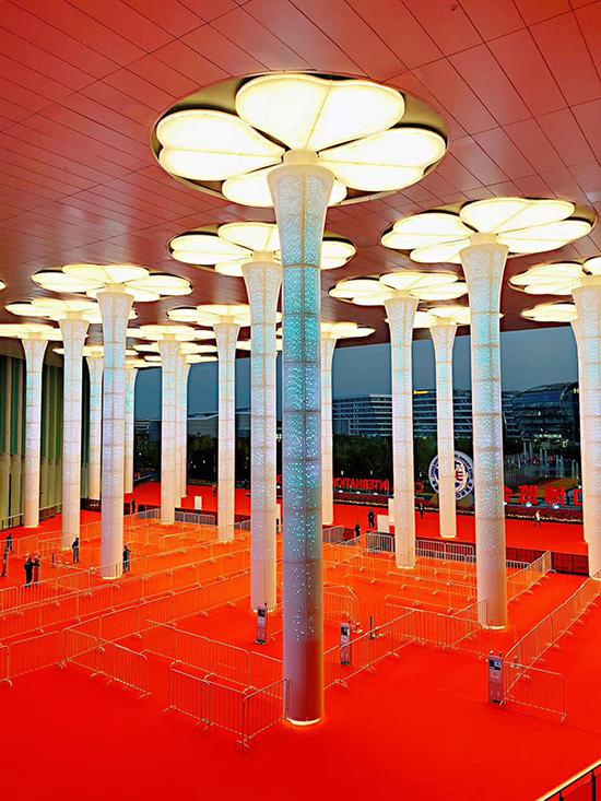 四叶草夜景 澎湃新闻记者 俞凯 图
