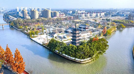 图说:环城水系公园。孙中钦 摄