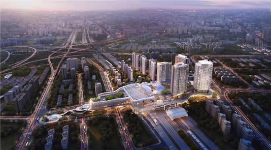 莘庄地铁上盖效果图