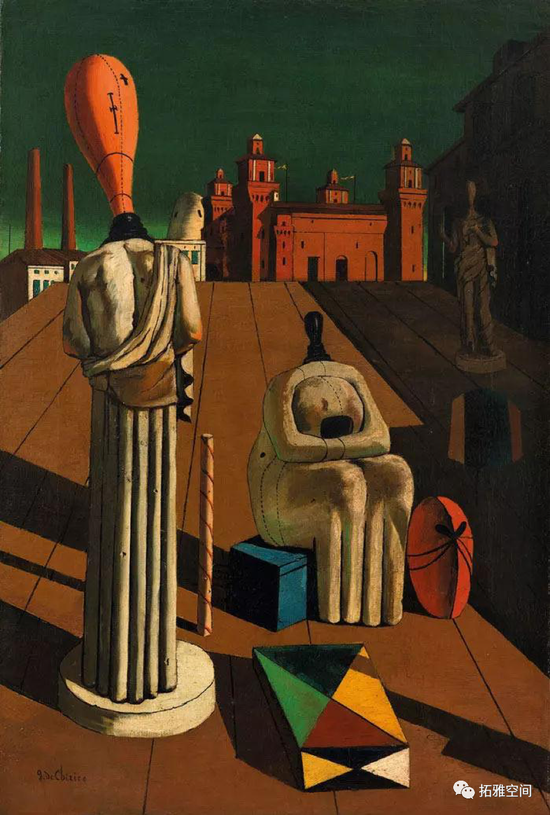 基里科：《不安的缪斯》