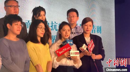 演员赵今麦。 徐银 摄