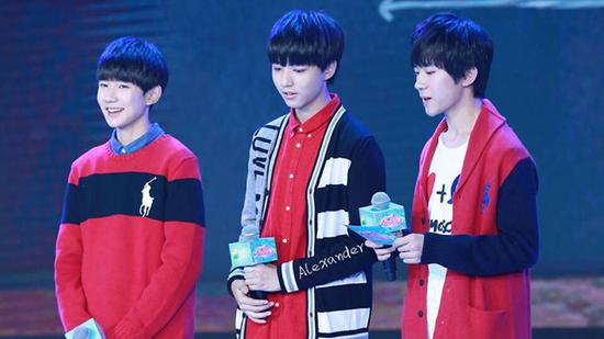 00后正逐渐踏入理财门槛。TFboys中几乎都是00后成员。(来源:网络)