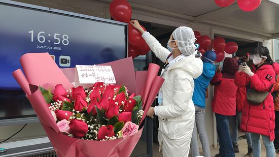 婚礼现场。 澎湃新闻记者 郑潮渊 图