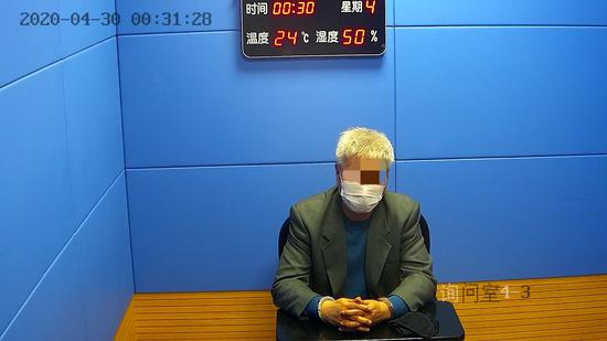 犯罪嫌疑人江某 本文图片均由普陀警方提供