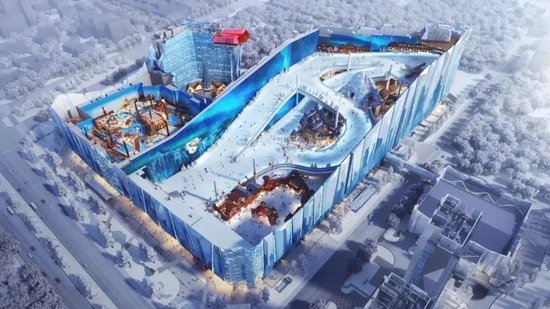 雪场内部构造效果图