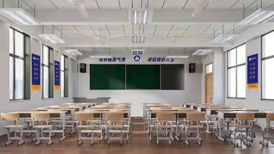 (教学楼内部效果图)