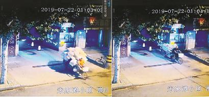 按照两辆“黄鱼车”行进路线监控倒查后发现,偷倒者来自宋家滩小区。均 毛锦伟 摄