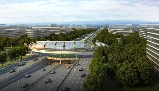 北翟路地道通车效果图