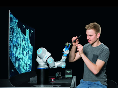 费斯托的仿生气动机械手臂BionicCobot