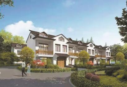 崇明竖新镇农民集中居住项目一期效果图。