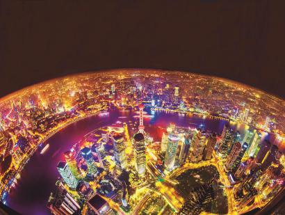 天空之城。 选自画刊《上海》