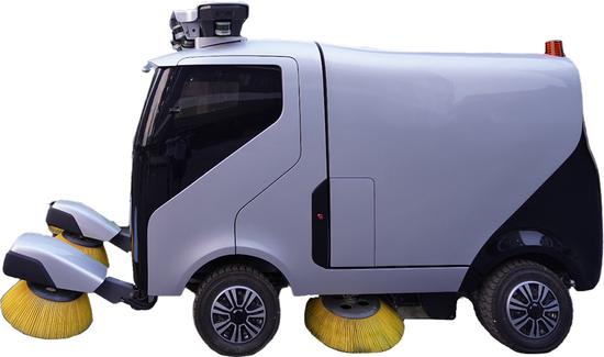 美国Autowise Dot AI Inc。公司将在进博会展出自动驾驶清扫概念车  受访者供图