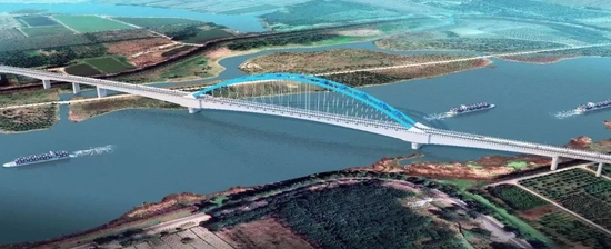 沪苏通铁路建设新进展 跨金海路桥开始承台及桥墩施工