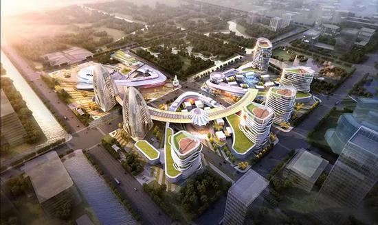 电竞中心项目设计效果图。本文图片&nbsp;闵行区提供