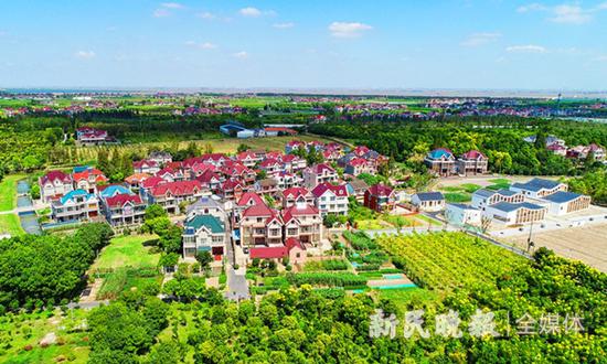图说:塘湾村正在打造有颜值的生态村。刘歆 摄