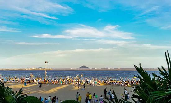 上海金山城市沙滩已确定自6月20日起对公众开放。 本文图片均由金山区供图