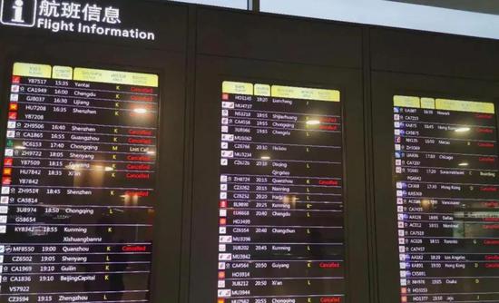 之前,每天的航班仍旧不少 浦东国际机场海关供图