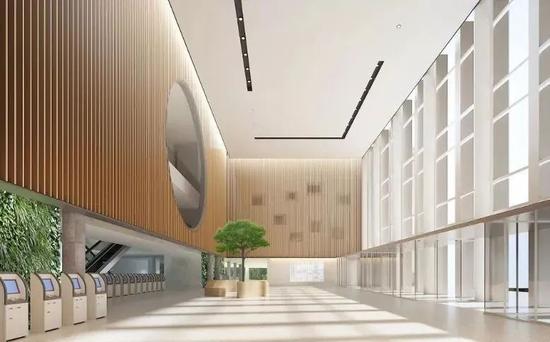 门急诊综合楼门诊大厅效果图