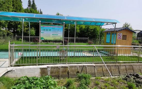 松江区叶榭镇井凌桥村的湿垃圾处置站。