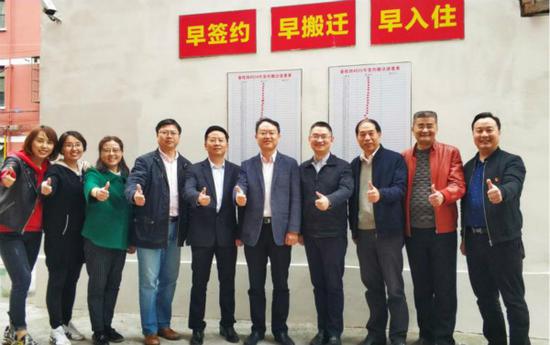 图说:普陀四村提前52天完成签约率100%的目标。长风新村街道供图(下同)