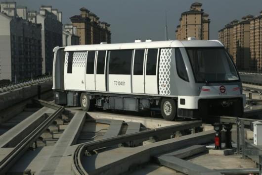 轨交浦江线将开通运营 无人驾驶车轮类似飞机