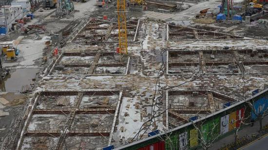 徐家汇中心最新进展一览 建成后将成浦西第一高楼