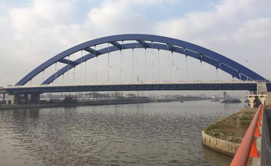 上海跨大治河5座新桥建成 浦东往返闵行更便捷