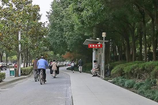 文翔路(油墩港桥-沈泾塘桥)已实现人非分离