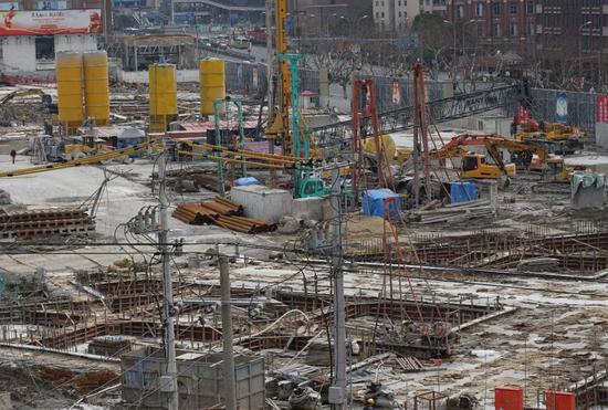 徐家汇中心最新进展一览 建成后将成浦西第一高楼