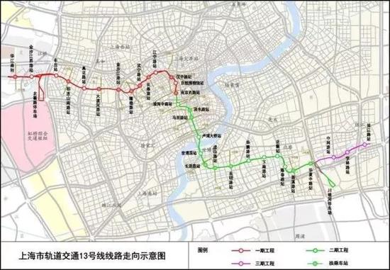 上海三条轨交线路建设新进展13号线三期隧道双向贯通