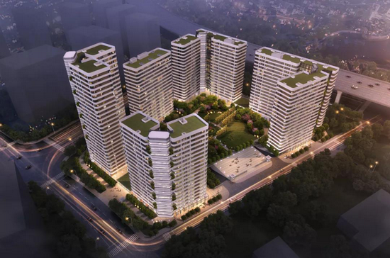 园区租赁住房效果图