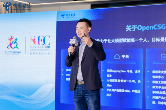 （北京开放传神科技有限公司CEO陈冉发表演讲）