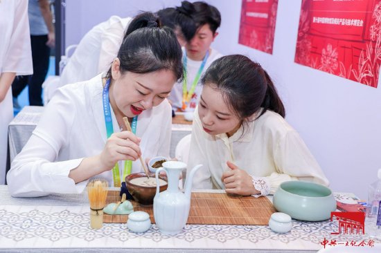 点茶研学手作活动现场