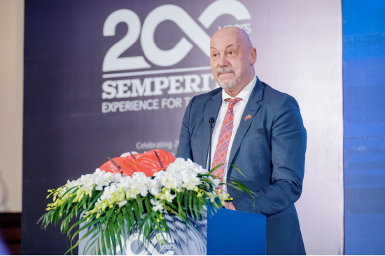 奥地利驻上海总领事馆总领事Helmut Rakowitsch （蓝海睦）先生致辞