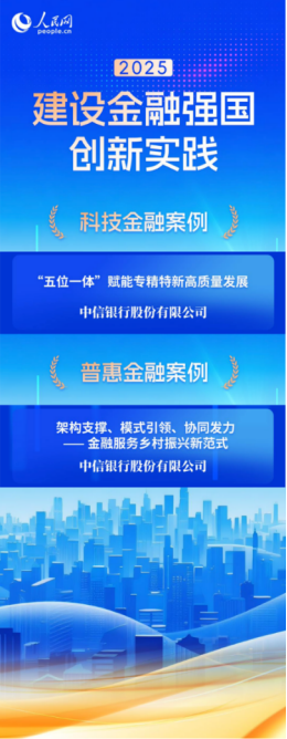 中信银行两大案例入选“2025建设金融强国创新实践案例库”