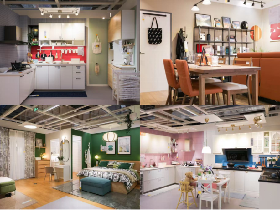 宜家北京通州商场家具展间