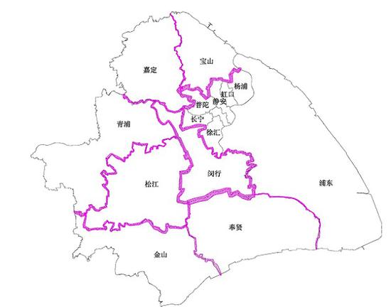 图说：河道调整范围示意图 受访者供图