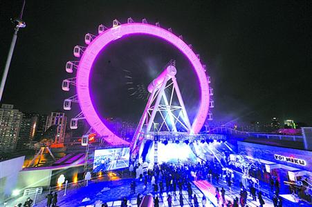 天空指环亮灯:明年2月开放 大悦城梦创空间同时挂牌