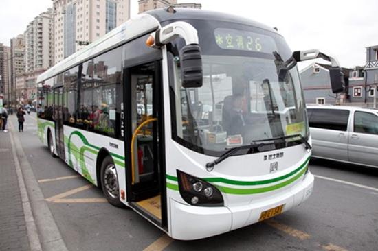 上海年内1500辆新能源公交车投入营运