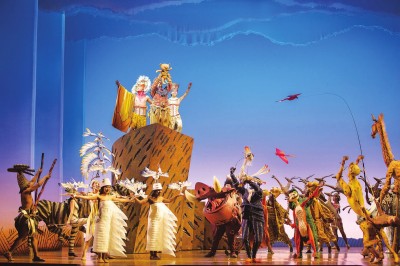 迪士尼中文版音乐剧狮子王昨晚首演 中国元素