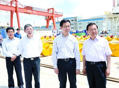 韩正杨雄赴甘肃考察:为实现共同富裕作出上海