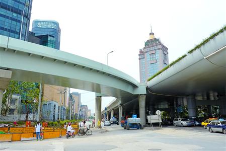 中环国定东路下匝道30日通车 五角场拥堵或缓