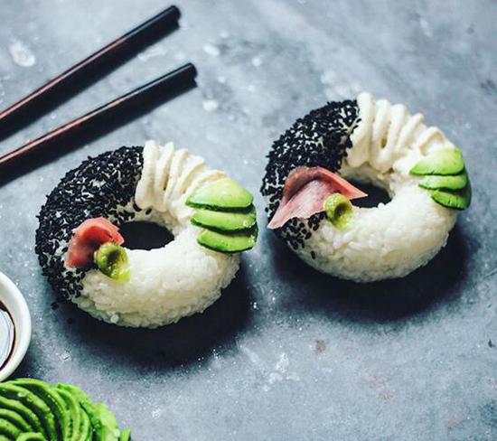 甜甜圈花样新吃法 十分有创意 _新浪上海_新浪网