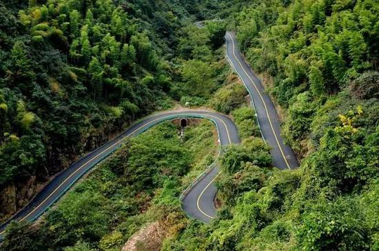 杭州余杭·径山盘山公路