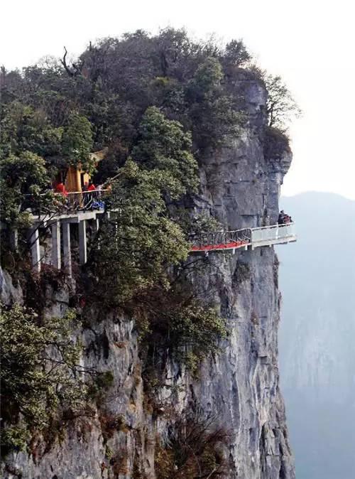 中国张家界天门山鬼谷栈道