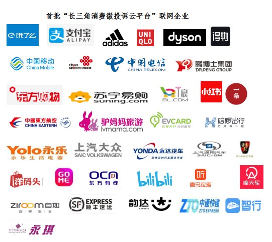 图说:首批“长三角消费微投诉云平台”联网企业 采访对象供图(下同)