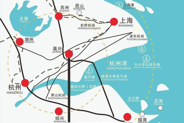 三省一市倡议:加快长三角综合交通基础设施互联互通图片