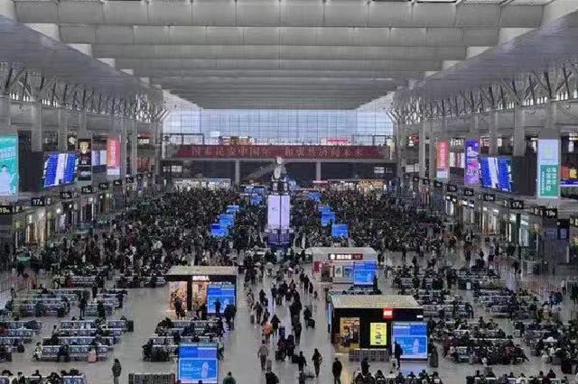 上海春运圆满收官 40天到发旅客2141.45万人次